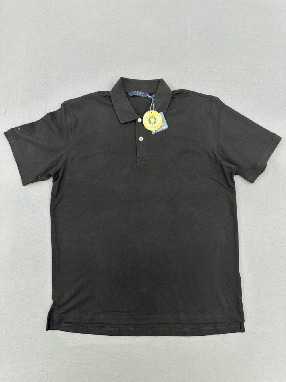 Vesi Sportswear Black Men's Polo Shirt